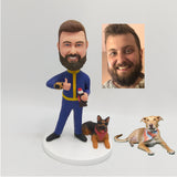 Full Customized Bobblehead For Yourself & Pet