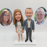 Custom Bobblehead Personalized Figurines For Wedding Cake Topper