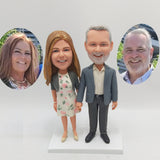 Custom Bobblehead Personalized Figurines For Wedding Cake Topper